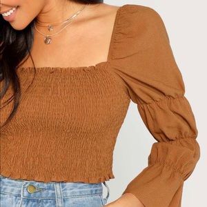 Off the shoulder ruffle top